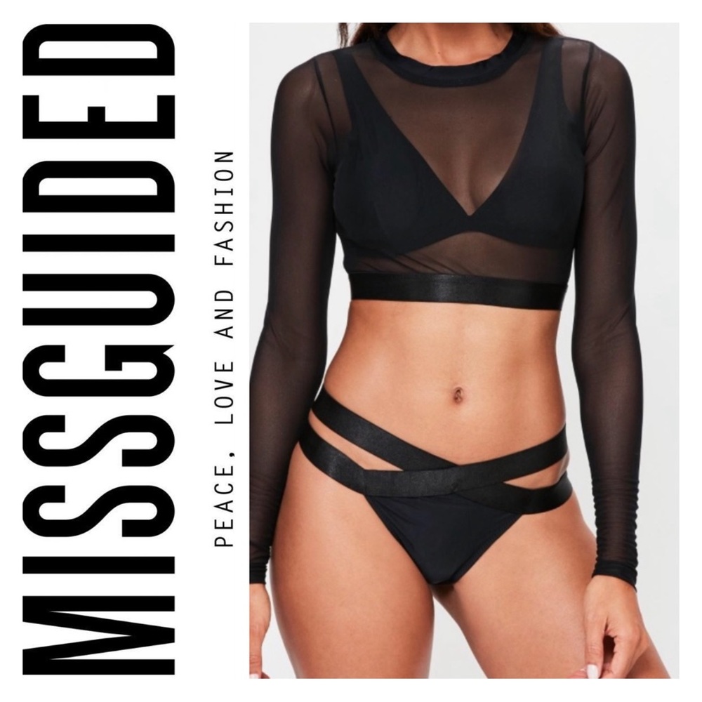 MISSGUIDED 3 Piece Bikini Set
SZ 6 US